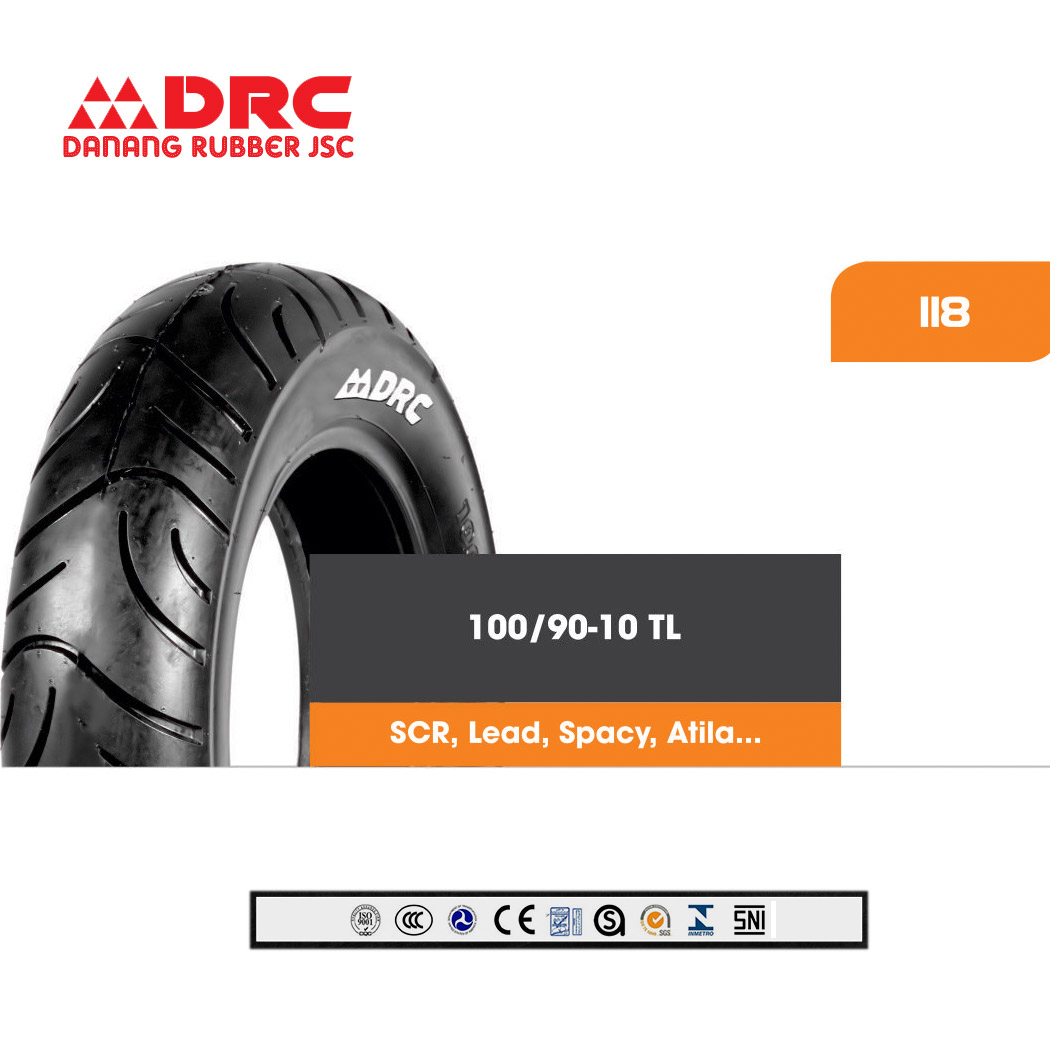 DRC 118 motorcycle tyre
